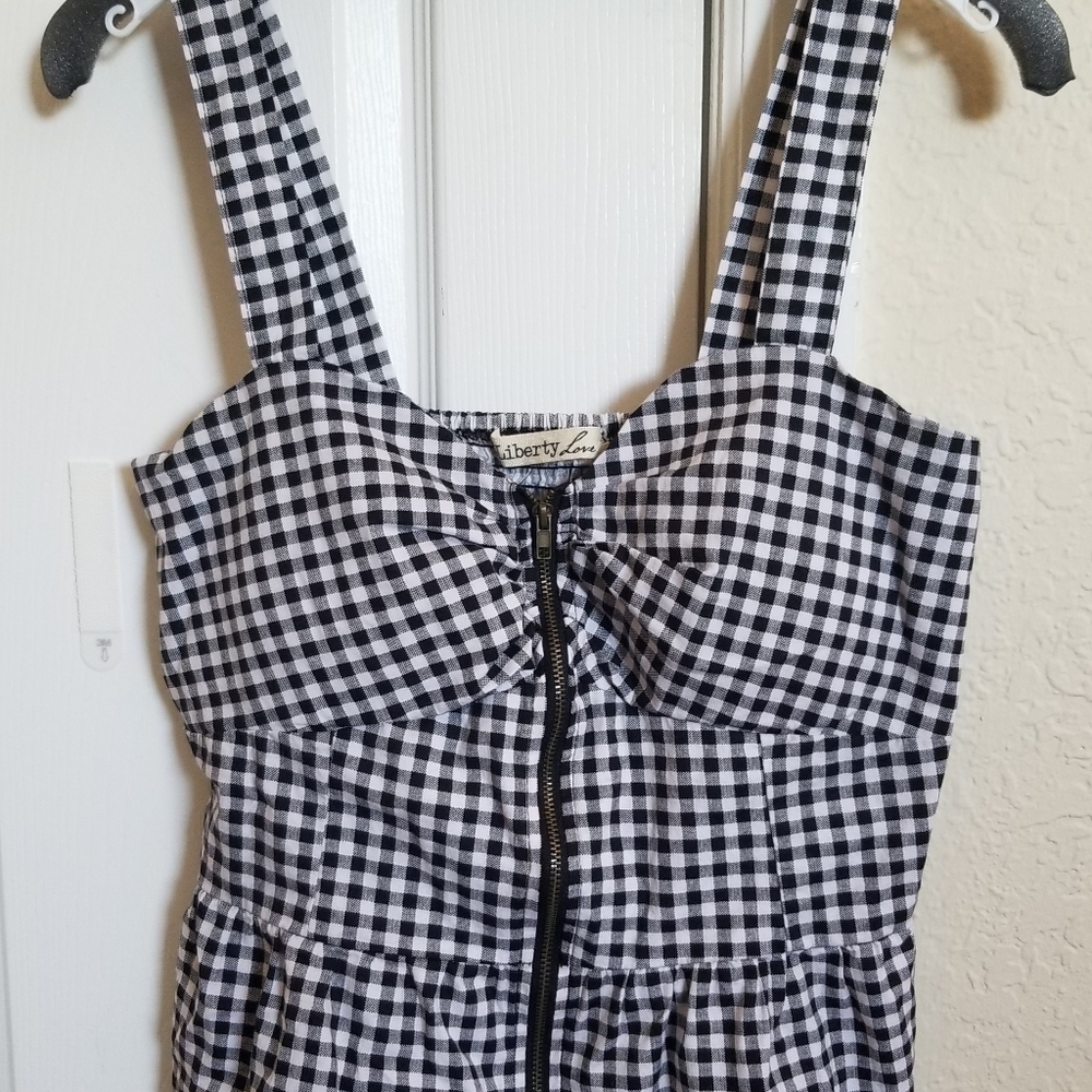 Black and White checkered tank